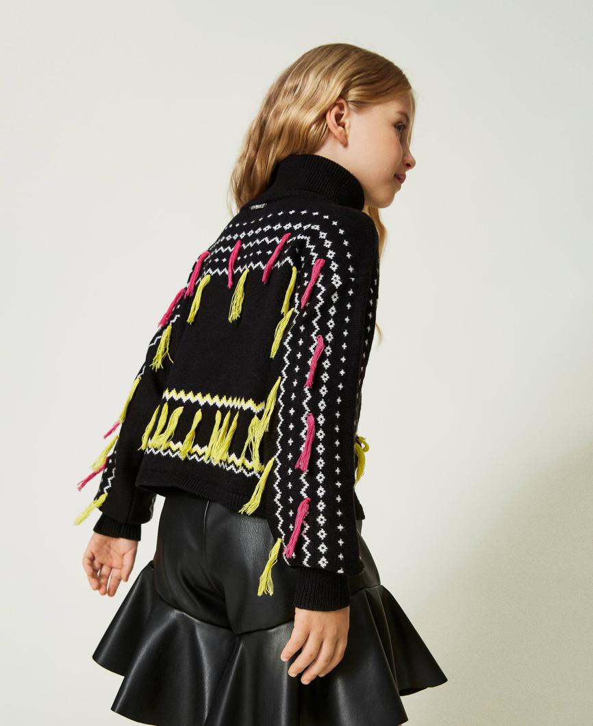 SWEATER - MULTICOLOR NERO