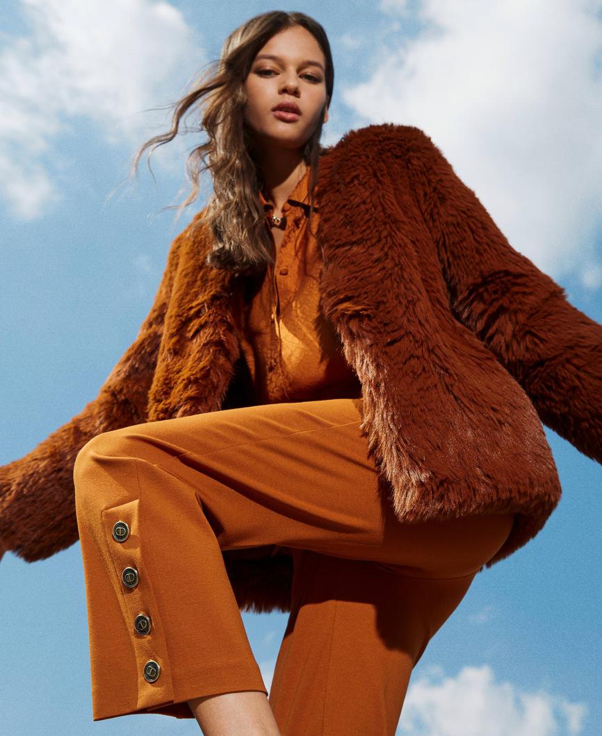 PANTS - LEATHER BROWN